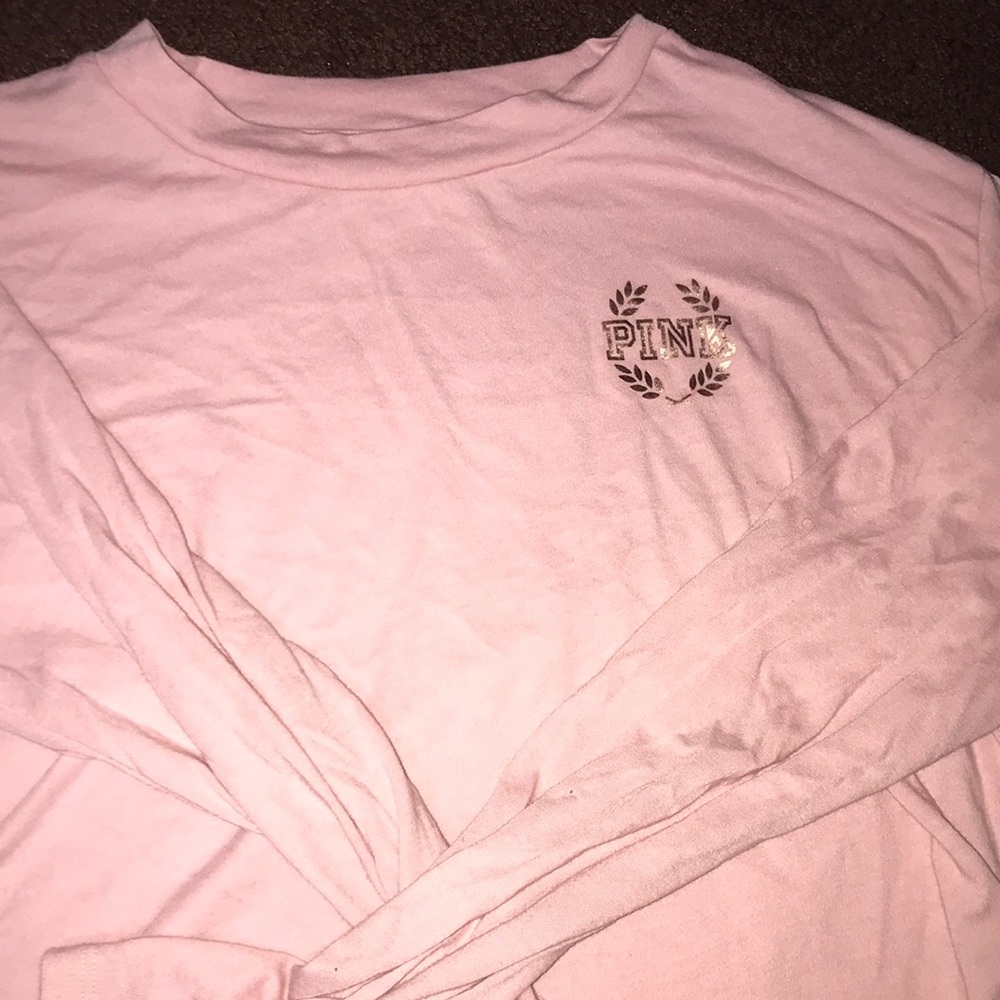 Pink crop top